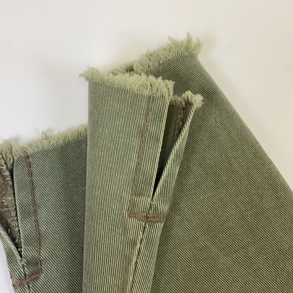 Mud Pie Army Green Button fly Skinny Denim Jeans size Small D30 - Picture 11 of 12